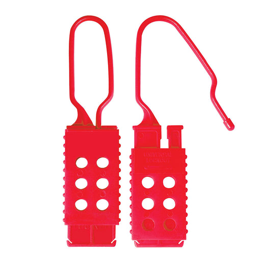 Master Lock 428 Nylon Non-Conductive Lockout Hasp, x (25mm x 64mm) Jaw Clearance 1in 2-1/2in Wide-Other Security Device-Master Lock-428-MasterLocks.com