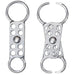 Master Lock 429 Dual Jaw Clearance Aluminum Lockout Hasp, 1in (25mm) and 1-1/2in (38mm) Jaw Clearance-Other Security Device-Master Lock-429-MasterLocks.com