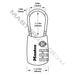 Master Lock 4688D Set Your Own Combination TSA-Accepted Luggage Lock with Flexible Shackle; Assorted Colors 1-3/16in (30mm) Wide-Combination-Master Lock-4688D-MasterLocks.com