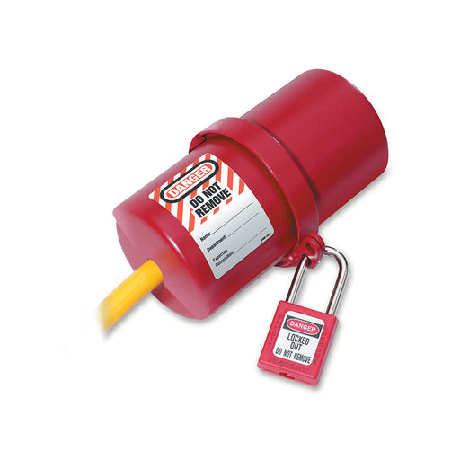 Master Lock 488 Rotating Large Electrical Plug Lockout, 220-550 Volt Plugs-Other Security Device-Master Lock-488-MasterLocks.com