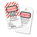 Master Lock 497AX Do Not Operate Safety Tag, Spanish/English, Laminated-Other Security Device-Master Lock-497AX-MasterLocks.com