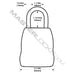 Master Lock 5400D Set Your Own Combination Portable Lock Box 3-1/4in (83mm) Wide-Combination-Master Lock-5400D-MasterLocks.com