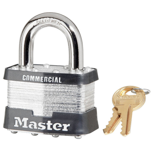 Master Lock 5 Laminated Steel Padlock 2in (51mm) Wide-Keyed-Master Lock-MasterLocks.com