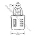 Master Lock 653D Set Your Own Combination Padlock 2in (51mm) Wide-Combination-Master Lock-653D-MasterLocks.com