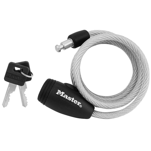 Master Lock 8109D 5ft (1.5m) Long x Diameter Keyed Cable Lock 5/16in (8mm) Wide-Keyed-Master Lock-8109D-MasterLocks.com