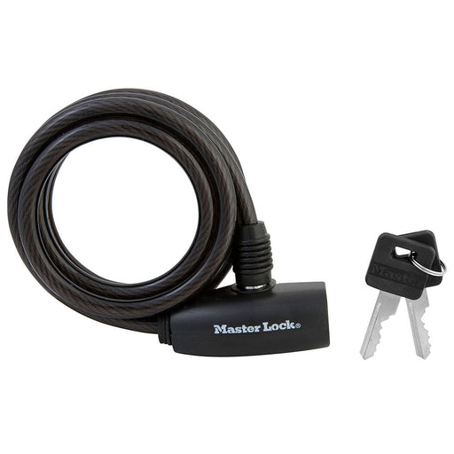 Master Lock 8126D 6ft (1.8m) Long x Diameter Keyed Cable Lock 5/16in (8mm) Wide-Keyed-Master Lock-8126D-MasterLocks.com