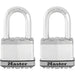 Master Lock M5XTHC 2in (51mm) Wide Magnum® Laminated Steel Padlock; 2 Pack-Master Lock-1-1/2in-M5XTLFHC-MasterLocks.com