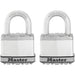 Master Lock M5XTHC 2in (51mm) Wide Magnum® Laminated Steel Padlock; 2 Pack-Master Lock-1in-M5XTHC-MasterLocks.com