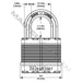 Master Lock M5XT 2in (51mm) Wide Magnum® Laminated Steel Padlock; 2 Pack-Master Lock-MasterLocks.com