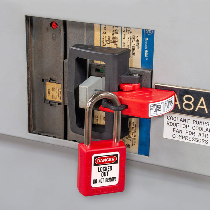 Master Lock S3823 Grip Tight™ Plus Circuit Breaker Lockout Device – Oversized Handle Circuit Breakers (480/600 V)-Other Security Device-Master Lock-S3823-MasterLocks.com