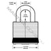 Master Lock 4 Laminated Brass Padlock 1-9/16in (40mm) Wide-Keyed-Master Lock-MasterLocks.com