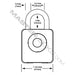 Master Lock 4400ENT Bluetooth® Indoor Padlock for Business Applications-Digital/Electronic-Master Lock-4400ENT-MasterLocks.com
