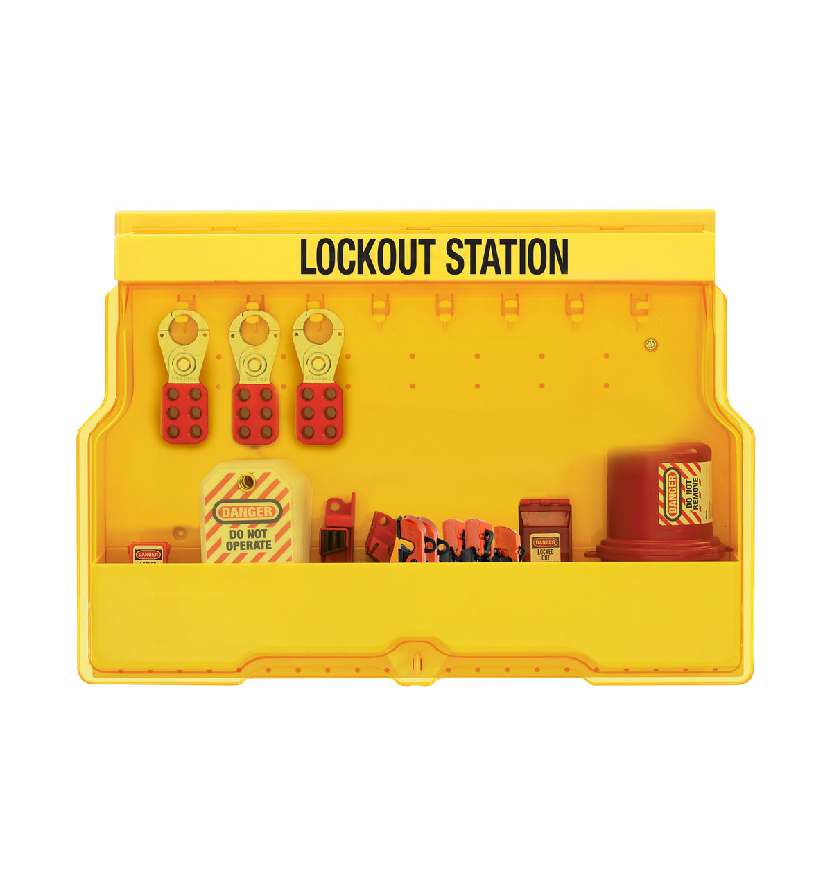 Master Lock S1850EPRE Lockout Station with Premier Electrical Device A ...