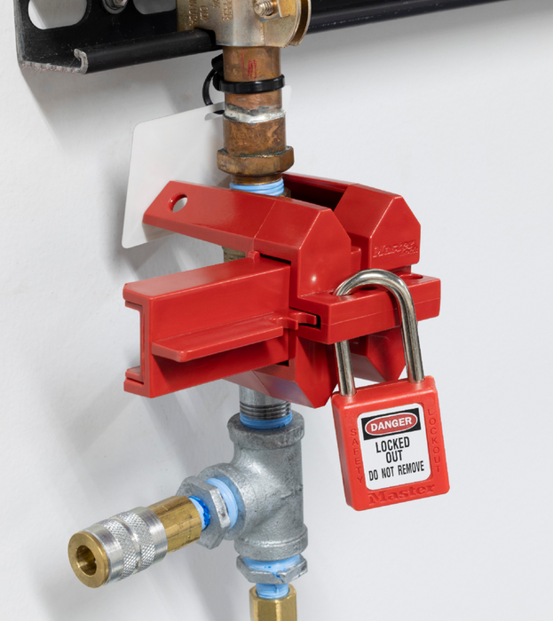 Master Lock S3080 Ball Valve Lockout — MasterLocks.com