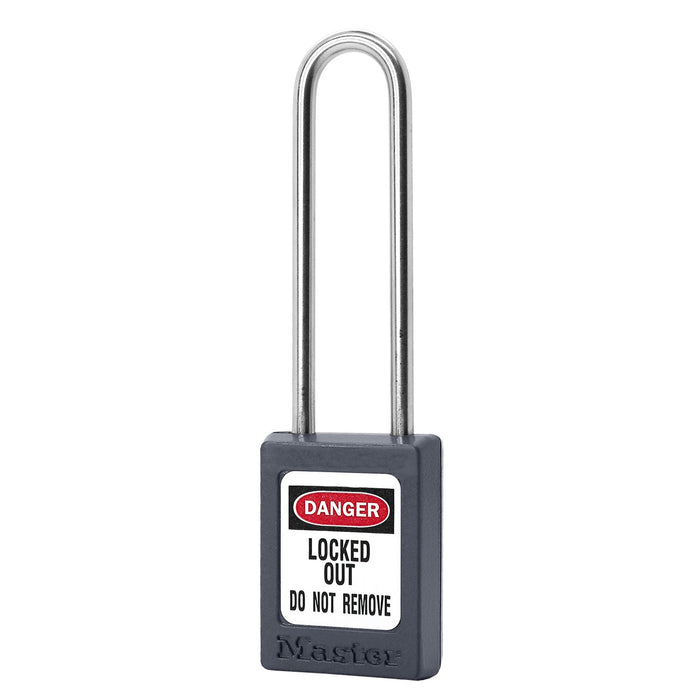 Master Lock S33LT Global Zenex™ Thermoplastic Safety Padlock 1-3/8in (35mm) Wide with 3in (76mm) Shackle, Non-Key Retaining