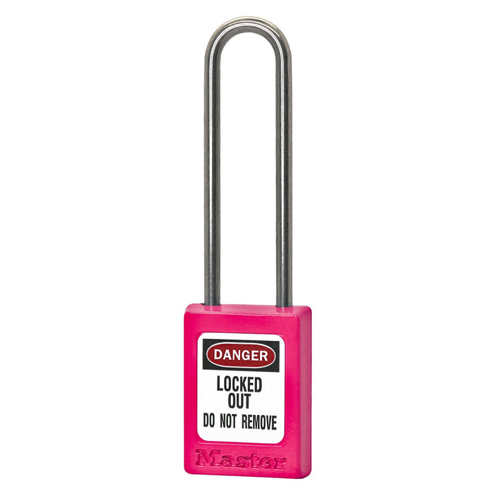 Master Lock S33LT Global Zenex™ Thermoplastic Safety Padlock 1-3/8in (35mm) Wide with 3in (76mm) Shackle, Non-Key Retaining