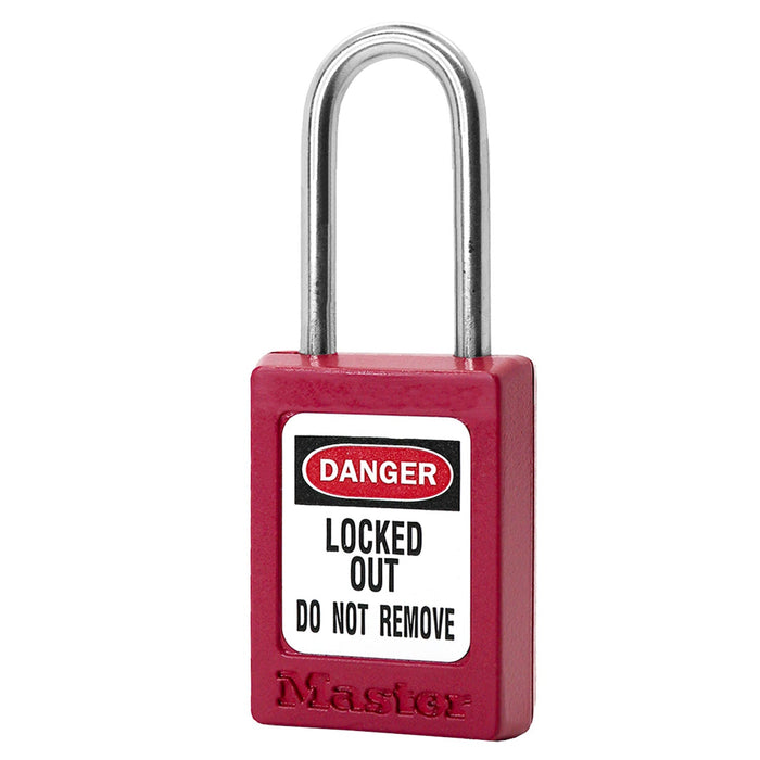 Master Lock S33 Global Zenex™ Thermoplastic Safety Padlock 1-3/8in (35mm) Wide, Non-Key Retaining