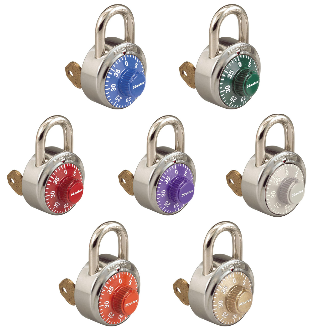 Master Lock 1525 General Security Combination Padlock with Key Control ...