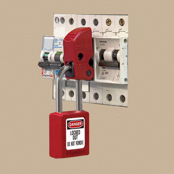 Master Lock 410 Zenex™ Thermoplastic Safety Padlock, 1-1/2in (38mm) Wide with 1-1/2in (38mm) Tall Shackle-Keyed-Master Lock-MasterLocks.com