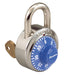 Master Lock 1525 General Security Combination Padlock with Key Control Feature and Colored Dial 1-7/8in (48mm) Wide-1525-Master Lock-Blue-1525BLU-MasterLocks.com