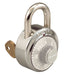 Master Lock 1525 General Security Combination Padlock with Key Control Feature and Colored Dial 1-7/8in (48mm) Wide-1525-Master Lock-Grey-1525GRY-MasterLocks.com