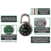Master Lock 1525 General Security Combination Padlock with Key Control Feature and Colored Dial 1-7/8in (48mm) Wide-1525-Master Lock-MasterLocks.com
