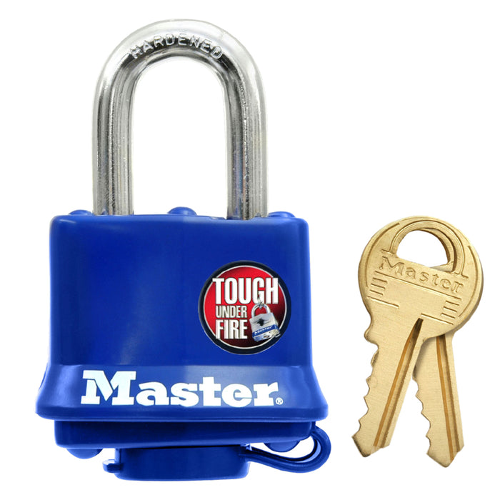 Master Lock 312 Laminated Steel Padlock 1-9/16in (40mm) wide-Keyed-Master Lock-Keyed Alike-3/4in-312KA-MasterLocks.com