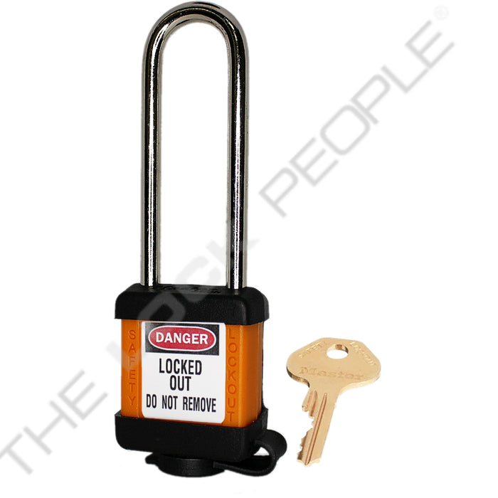 Master Lock 410COV Padlock with Plastic Cover 1-1/2in (38mm) wide-Master Lock-Keyed Alike-3in-410KALTORJCOV-MasterLocks.com