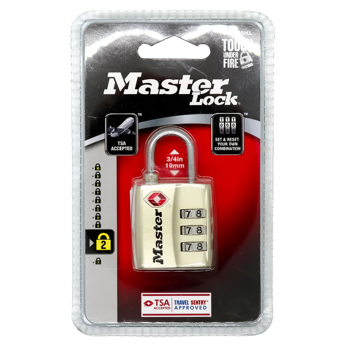 Master Lock 4680DNKL TSA-Accepted Combination Padlock 1-3/16in (30mm) Wide-Combination-Master Lock-4680DNKL-MasterLocks.com