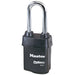 Master Lock 6121 ProSeries® Weather Tough® Laminated Steel Rekeyable Padlock 2-1/8in (54mm) Wide-Keyed-Master Lock-Black-Keyed Alike-6121KALJ-MasterLocks.com