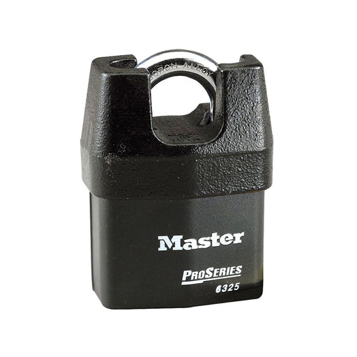 Master Lock 6325 ProSeries® Shrouded Laminated Steel Rekeyable Padlock 2-3/8in (60mm) Wide-Keyed-Master Lock-Keyed Different-3/4in (19mm)-6325-MasterLocks.com