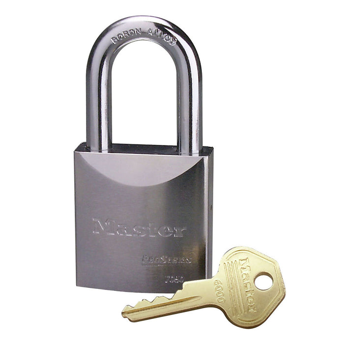 Master Lock 7050 ProSeries® Solid Steel Rekeyable Padlock 2in (51mm) Wide-Keyed-Master Lock-Keyed Different-1-1/2in (37mm)-7050-MasterLocks.com