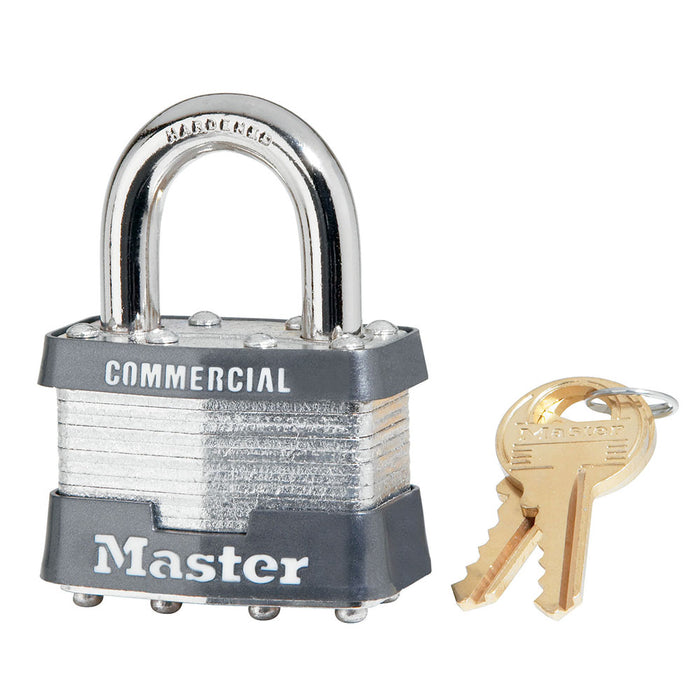 Master Lock 81 Laminated Steel Padlock 1-3/4in (44mm) Wide-Keyed-Master Lock-Keyed Alike-81KA-MasterLocks.com
