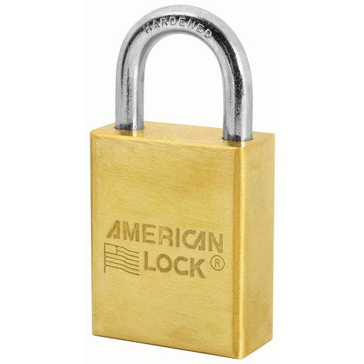 American Lock A40 Solid Brass Padlock 1-1/2in (38mm) Wide-Keyed-American Lock-Keyed Alike-A40KA-MasterLocks.com