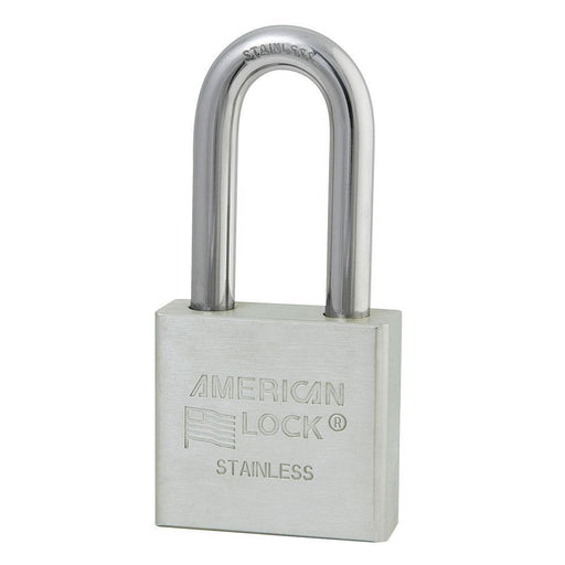 American Lock A5461 2in (51mm) Solid Stainless Steel Padlock with 2in (51mm) Shackle-Keyed-American Lock-Keyed Alike-A5461KA-MasterLocks.com