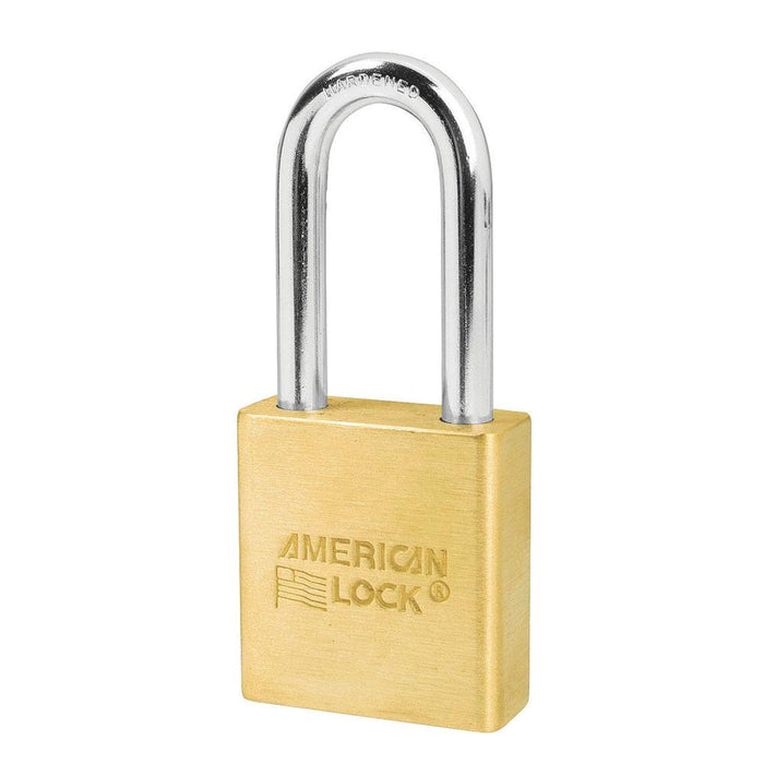 American Lock A5561 1-3/4in (44mm) Solid Brass Padlock with 2in (51mm) Shackle-Keyed-American Lock-Keyed Alike-A5561KA-MasterLocks.com
