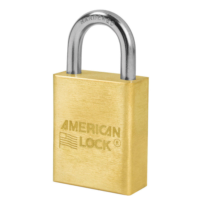 American Lock A6530 Solid Brass 6-Padlock 1-1/2in (51mm) Wide-Keyed-American Lock-Keyed Alike-A6530KA-MasterLocks.com