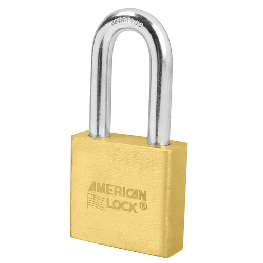 American Lock A6571 2in (51mm) Solid Brass 6-Padlock with 2in (51mm) Shackle-Keyed-American Lock-Keyed Alike-A6571KA-MasterLocks.com