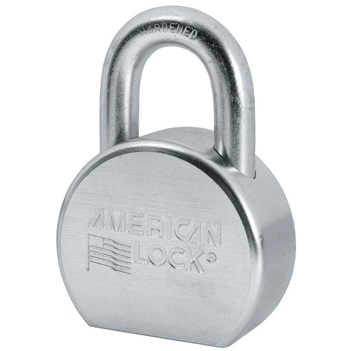 American Lock A702 Solid Steel Rekeyable Padlock, Zinc Plated 2-1/2in (64mm) Wide-Keyed-American Lock-Keyed Alike-A702KA-MasterLocks.com