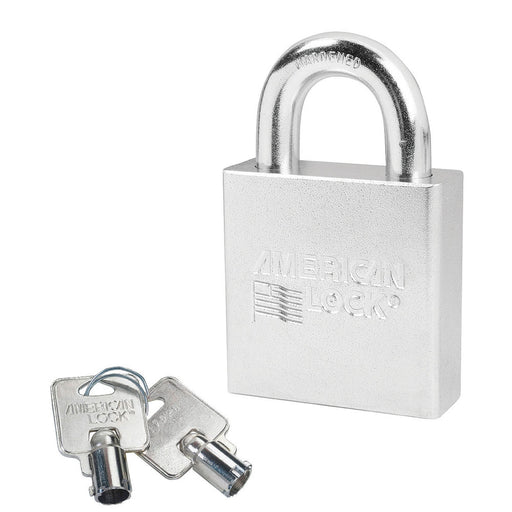 American Lock A7300 Solid Steel Rekeyable Tubular Cylinder Padlock 2-1/4in (57mm) Wide-Keyed-American Lock-Keyed Different-A7300-MasterLocks.com
