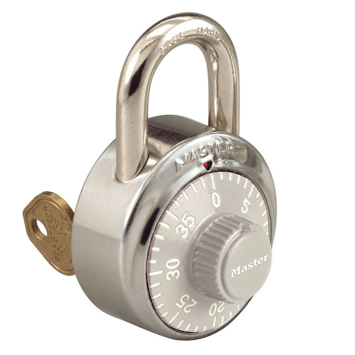 Master Lock 1525EZRC 1-7/8in (48mm) Simple Combos™ ADA Inspired Combination Padlock-Master Lock-Gray-1525EZRCGRY-MasterLocks.com