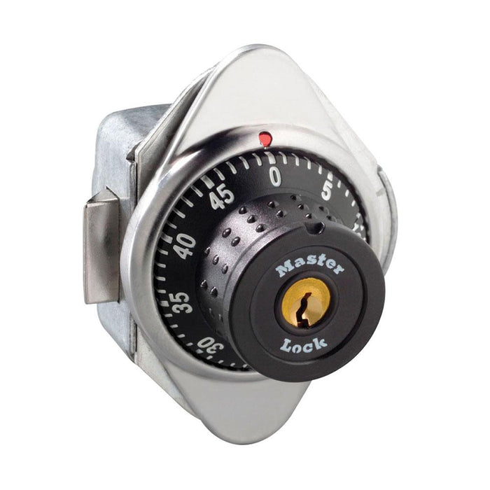 Master Lock 1654MD Built-In Combination Lock with Metal Dial for Horizontal Latch Box Lockers - Hinged on Right-Master Lock-MasterLocks.com