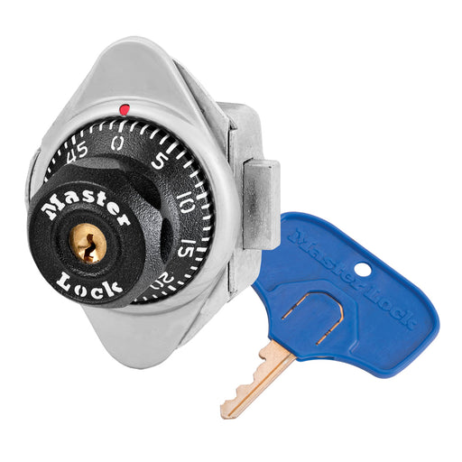 Master Lock 1677MKADA ADA Compliant Built-In Combination Lock with Metal Dial for Lift Handle and Single Point Horizontal Latch Lockers - Hinged on Left-Combination-Master Lock-1677MKADA-MasterLocks.com