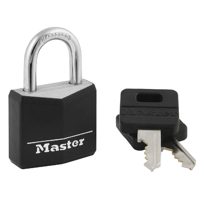Master Lock 131D Covered Solid Body Padlock 1-3/16in (30mm) Wide-Keyed-Master Lock-131D-MasterLocks.com