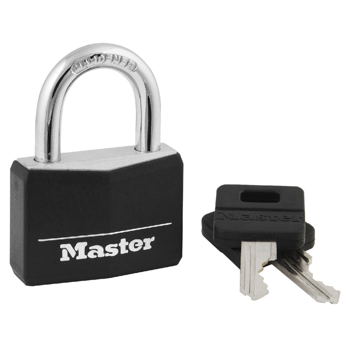 Master Lock 141D Covered Solid Body Padlock 1-9/16in (40mm) Wide-Keyed-Master Lock-141D-MasterLocks.com