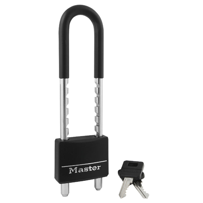 Master Lock 527D Covered Solid Body Padlock with Adjustable Shackle 2in (51mm) Wide-Keyed-Master Lock-527D-MasterLocks.com