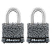 Master Lock 380T Rust-Oleum® Certified Laminated Steel Padlock; 2 Pack 1-9/16in (40mm) Wide-Keyed-Master Lock-380T-MasterLocks.com