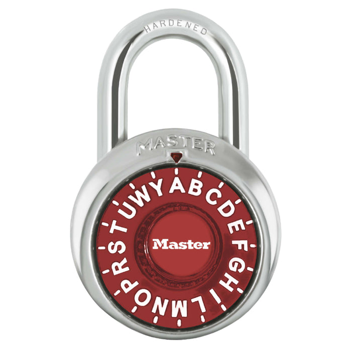 Master Lock 1573 1-7/8in (48mm) General Security Combination Padlock-Master Lock-Red-1573RED-MasterLocks.com