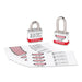 Master Lock 461 Padlock Identification Labels with Overlaminate-Other Security Device-Master Lock-461-MasterLocks.com
