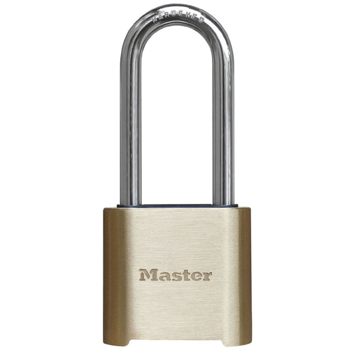 Master Lock 975DLHCOM Resettable Combination Brass Padlock 2in (51mm) Wide-Combination-Master Lock-975DLHCOM-MasterLocks.com